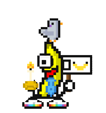 Custom dancing banana — a custom dancing banana sticker by 67