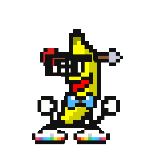 Custom dancing banana — a custom dancing banana sticker by Jade Ravebot Banana